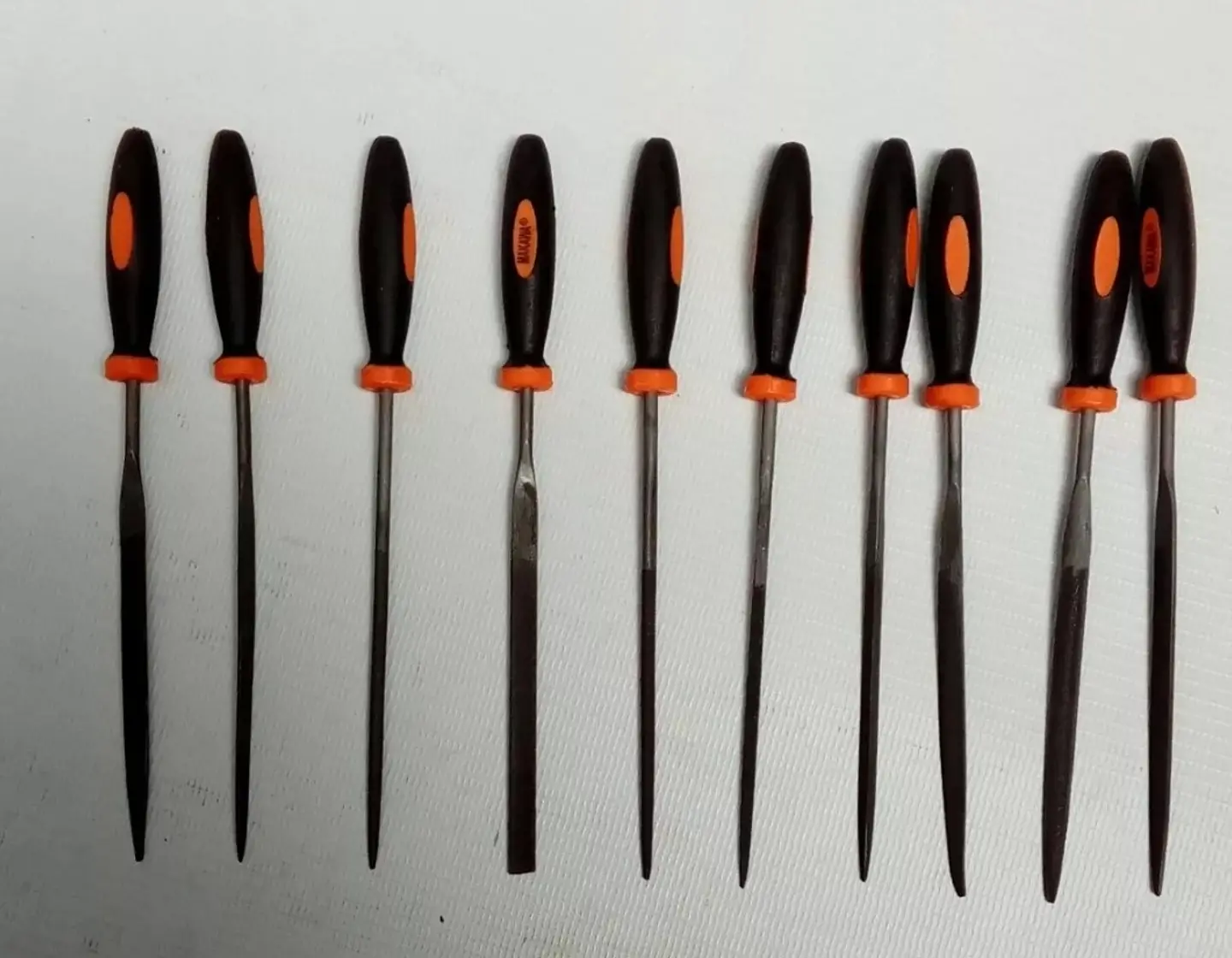 Kit Set Juego De Mini Limas 10 Piezas 3mm X 140mm Makawa 2