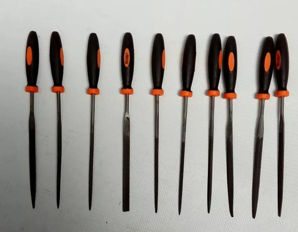 Kit Set Juego De Mini Limas 10 Piezas 3mm X 140mm Makawa 2