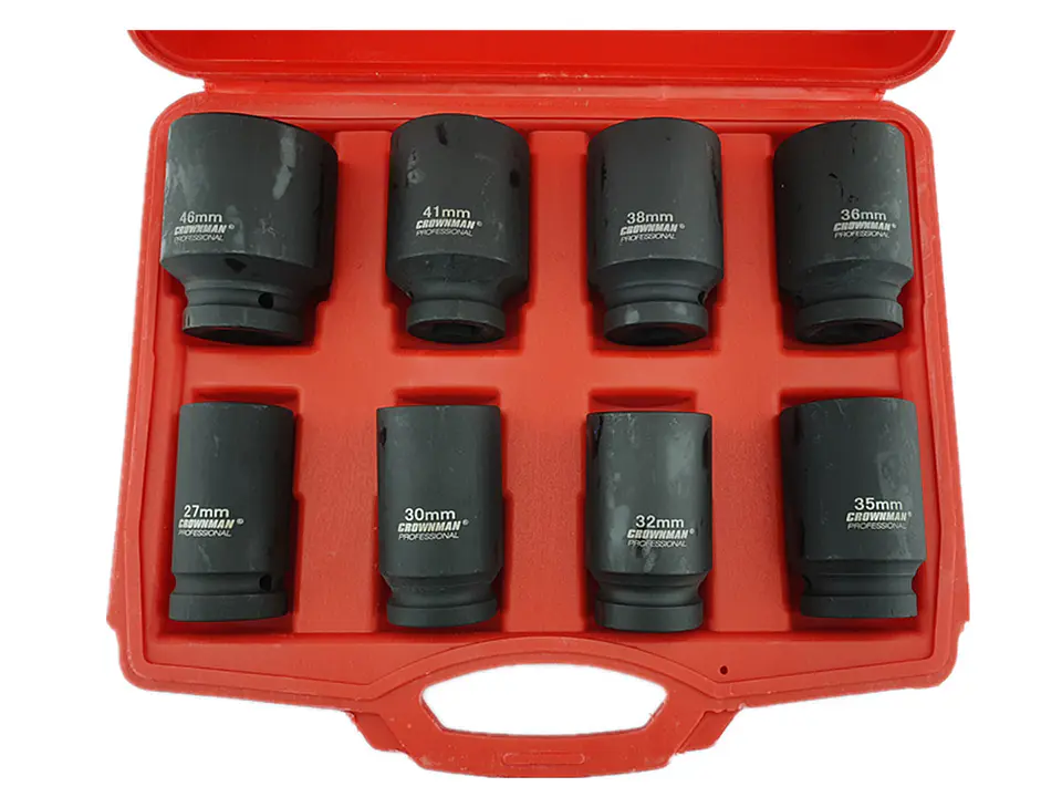 Juego Caja Dados Impacto 3/4 Professional 8 Piezas Crownman 2