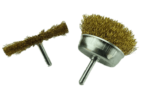 Kit Set Juego De Escobillas Redondas 2 Piezas Toolmak