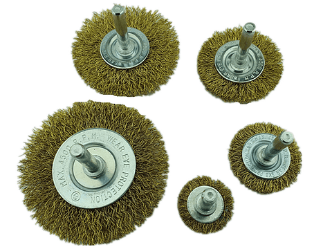 Set Juego De Escobillas Redondas 5 Piezas Toolmak