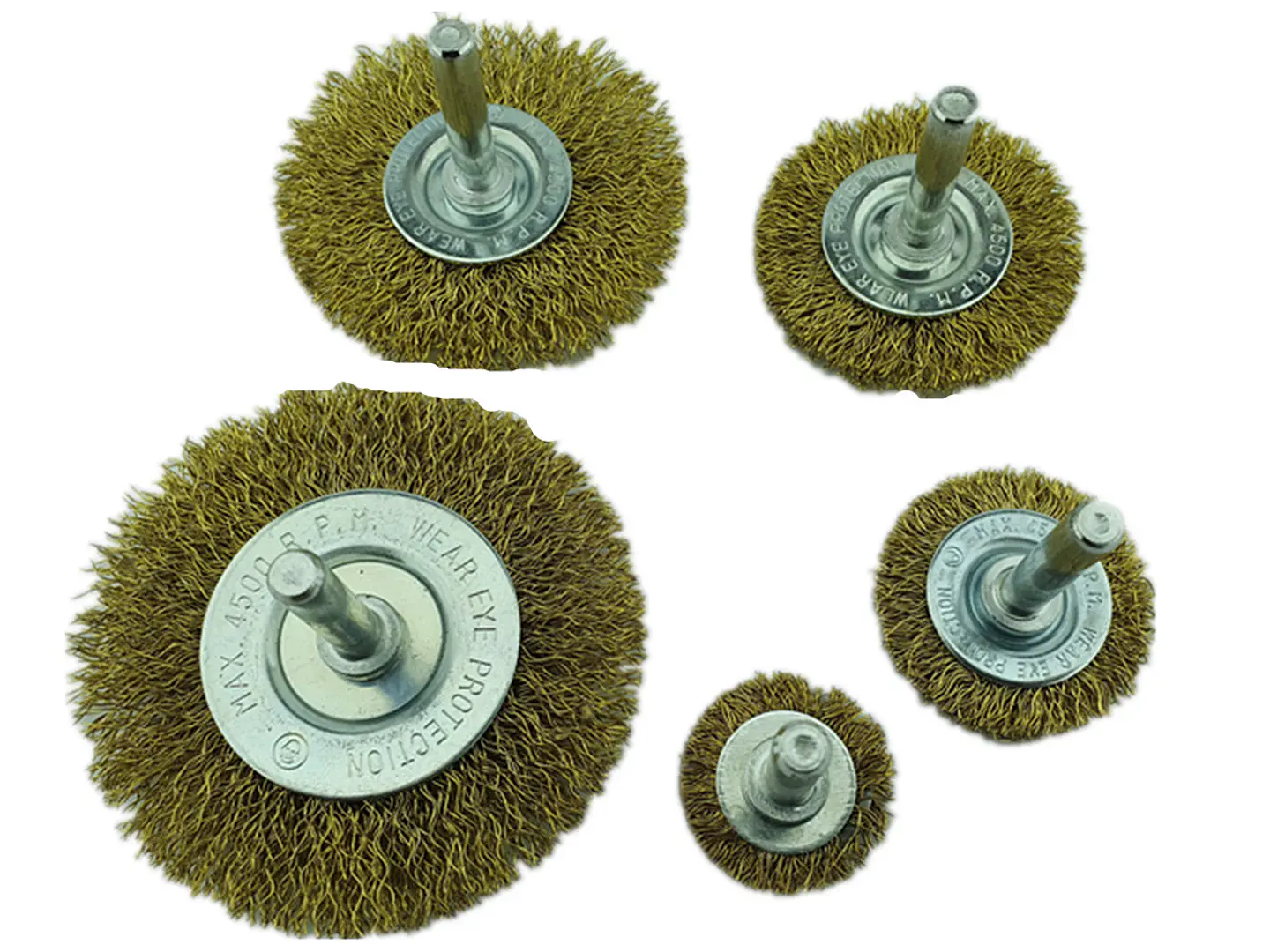 Set Juego De Escobillas Redondas 5 Piezas Toolmak 1