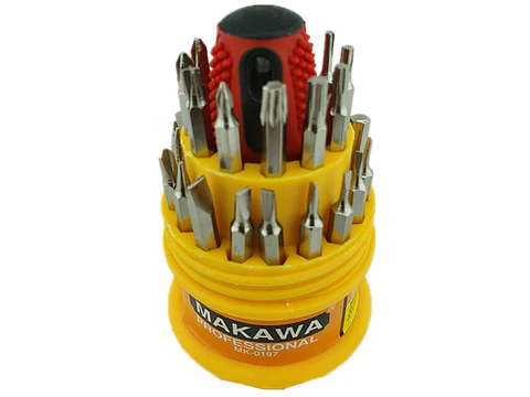 Destornillador Con 31 Puntas Set De Herramienta Reloj Makawa
