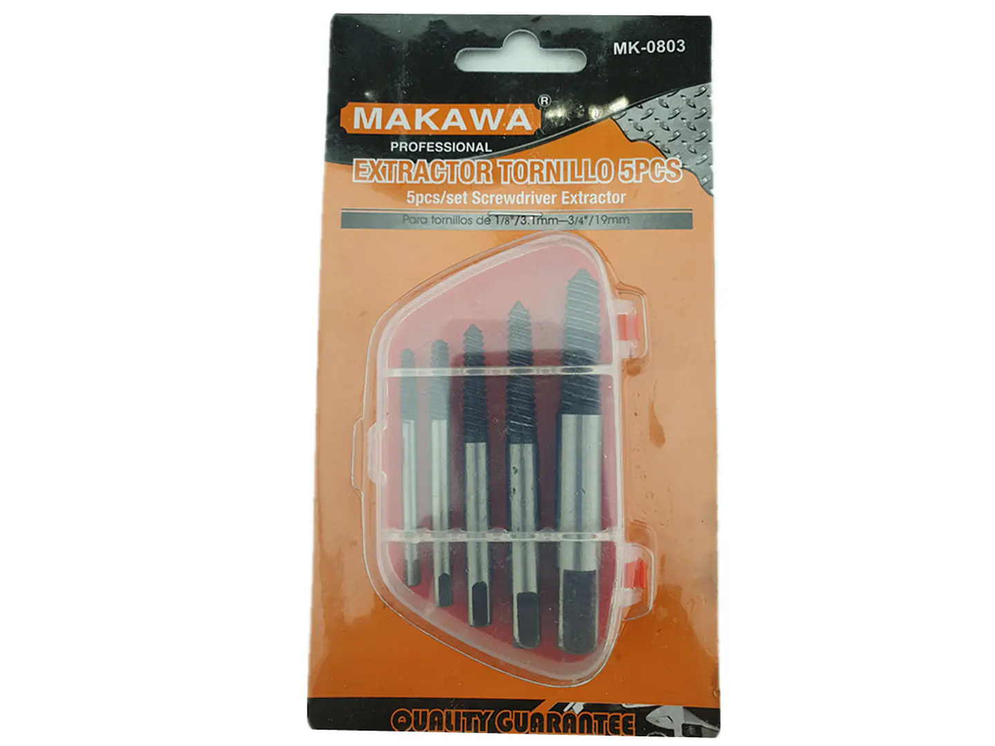 Extractor De Tornillo 5 Piezas Makawa 1