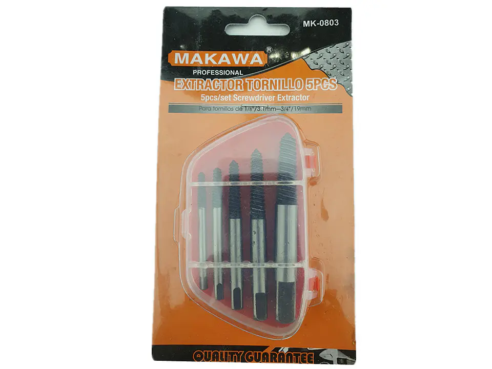 Extractor De Tornillo 5 Piezas Makawa 1