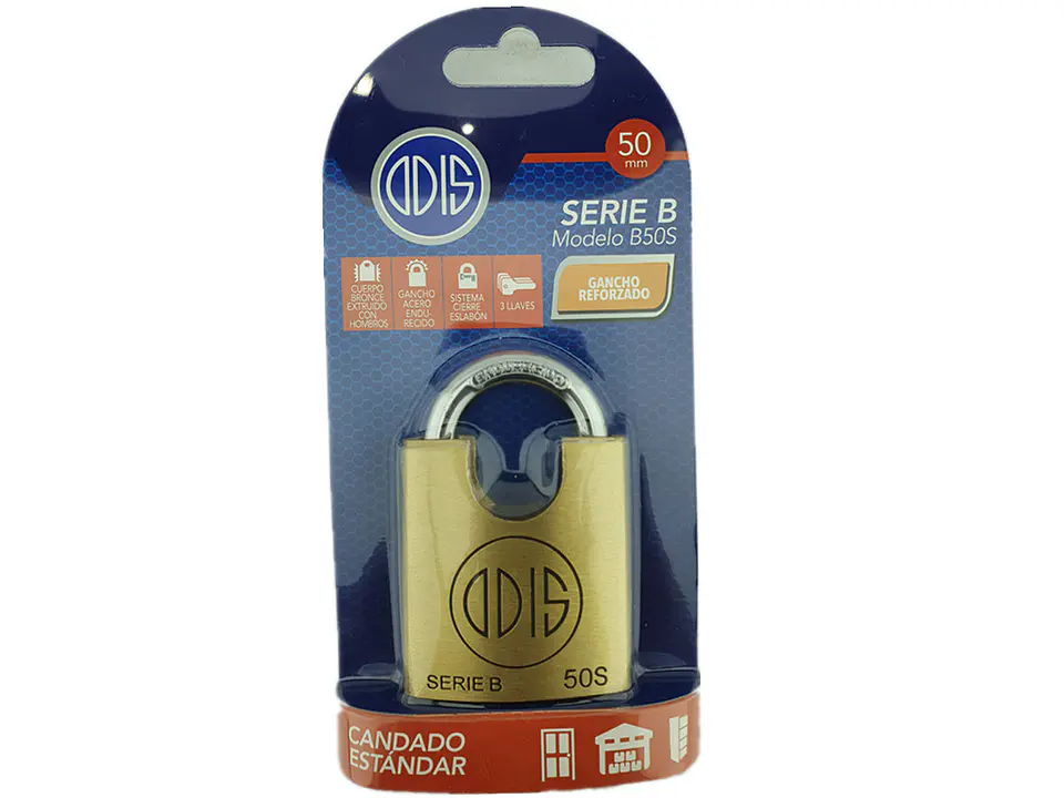 Candado 50mm Serie B Modelo B50s Odis 1