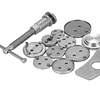 Set Reparacion Compresor Piston De Caliper Pastilla 12 Pieza 2