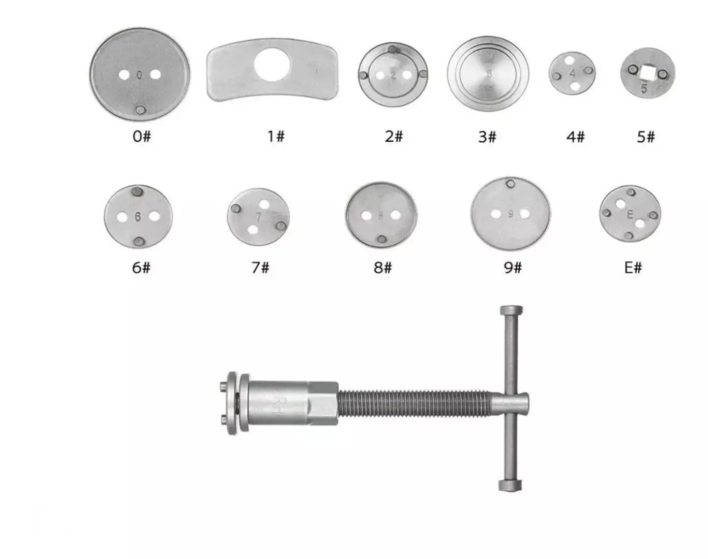 Set Reparacion Compresor Piston De Caliper Pastilla 12 Pieza 3