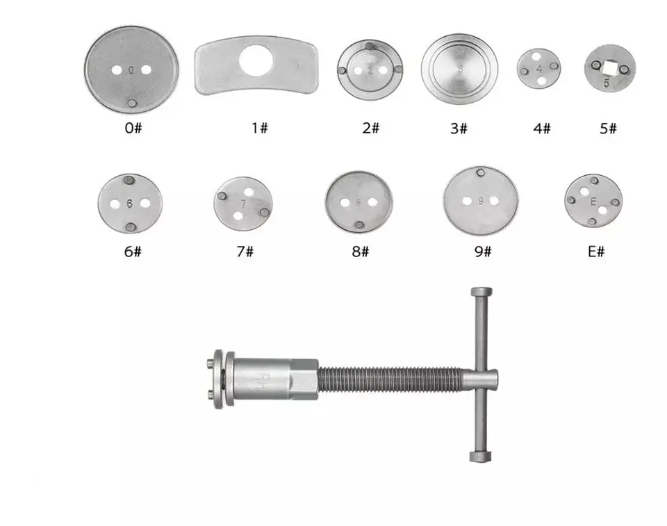 Set Reparacion Compresor Piston De Caliper Pastilla 12 Pieza 3
