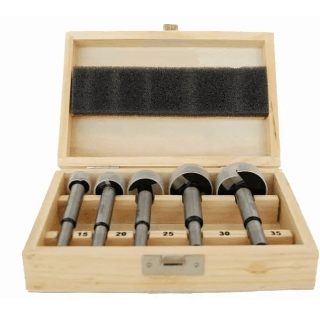 Kit Set Juego De Brocas Para Madera 5 Piezas Toolmak