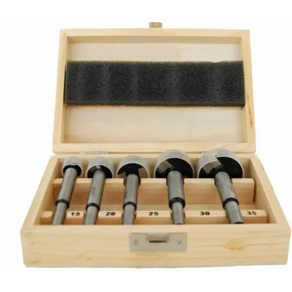 Kit Set Juego De Brocas Para Madera 5 Piezas Toolmak 1