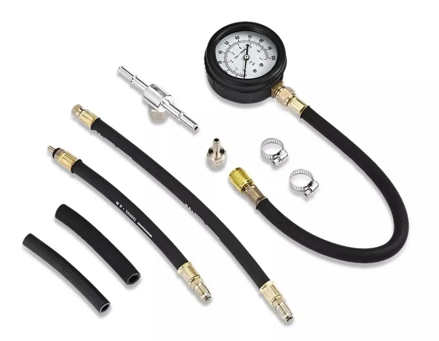 Medidor Manometro Presion Inyeccion De Combustible Universal 4