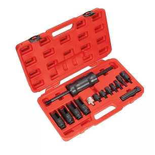 Kit Extractor Inyectores Diesel Petrolero Common-rail 14 Pcs