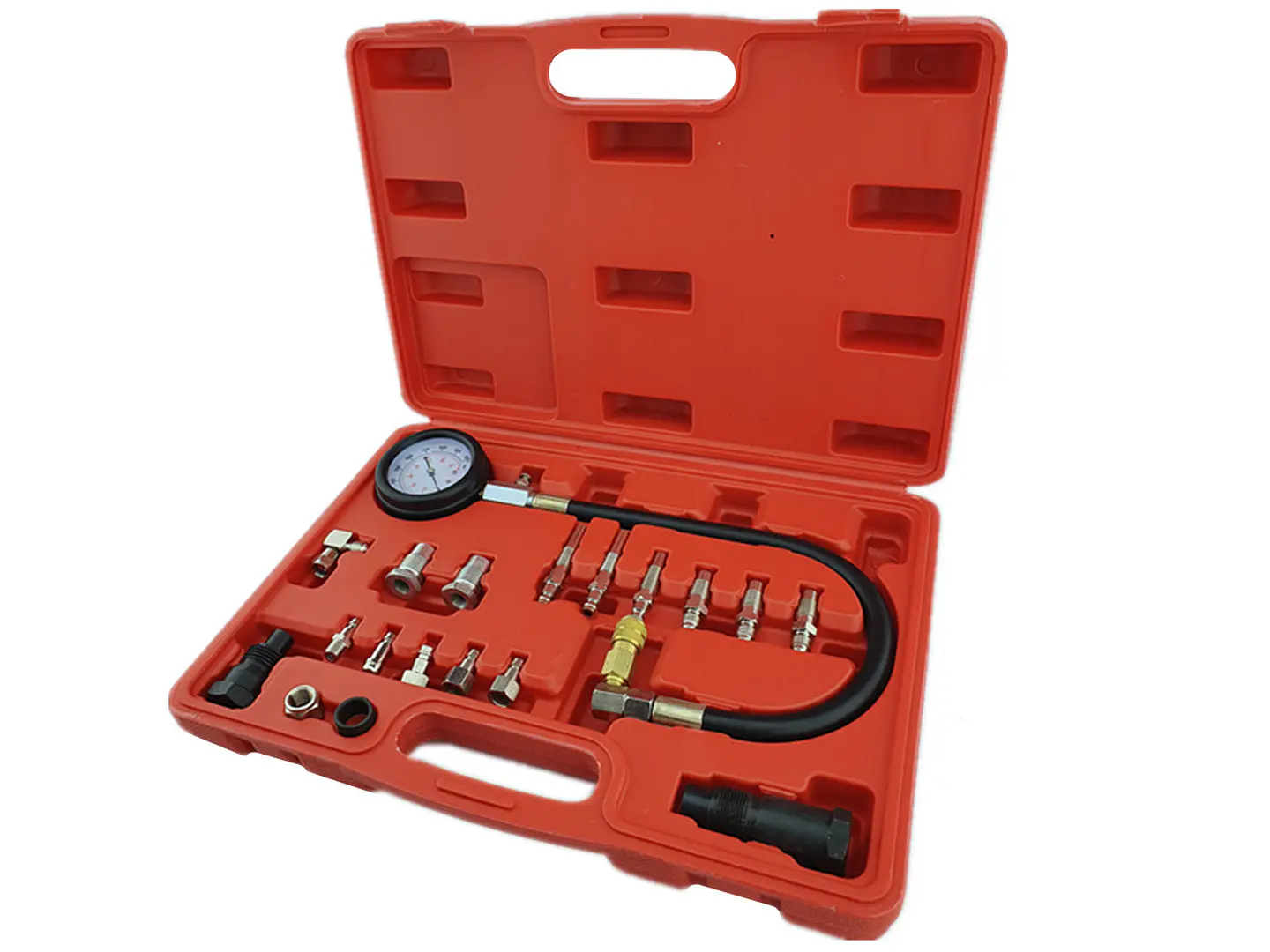 Set Manometro Compresimetro Diesel Petrolero Universal 2