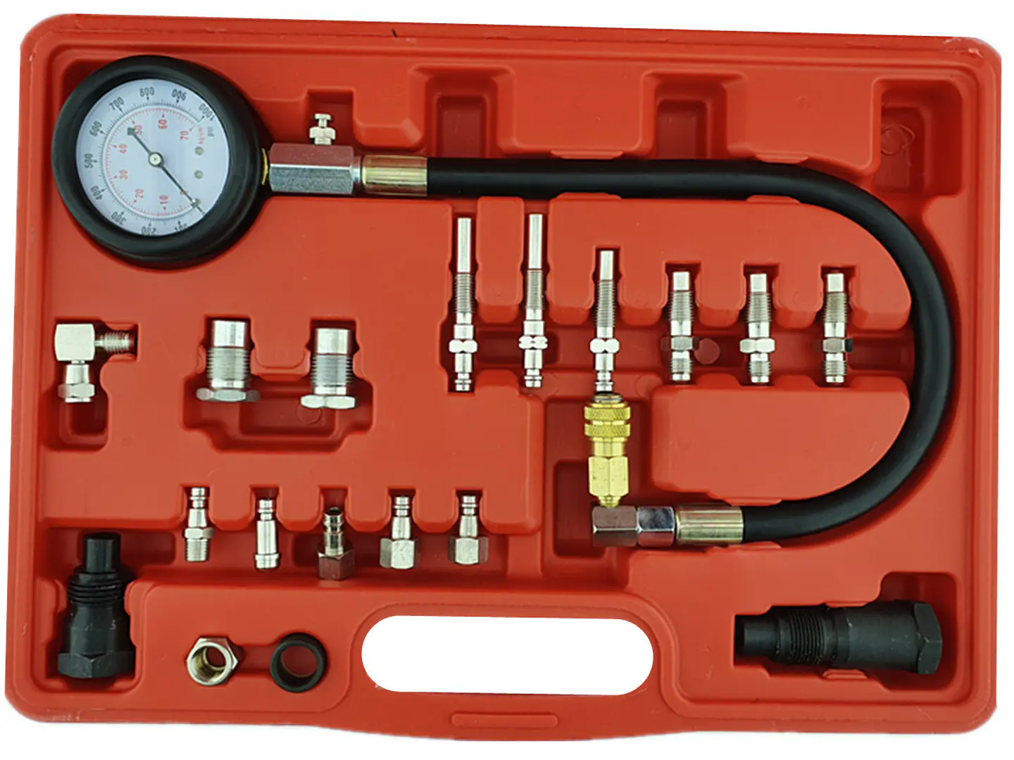 Set Manometro Compresimetro Diesel Petrolero Universal 3