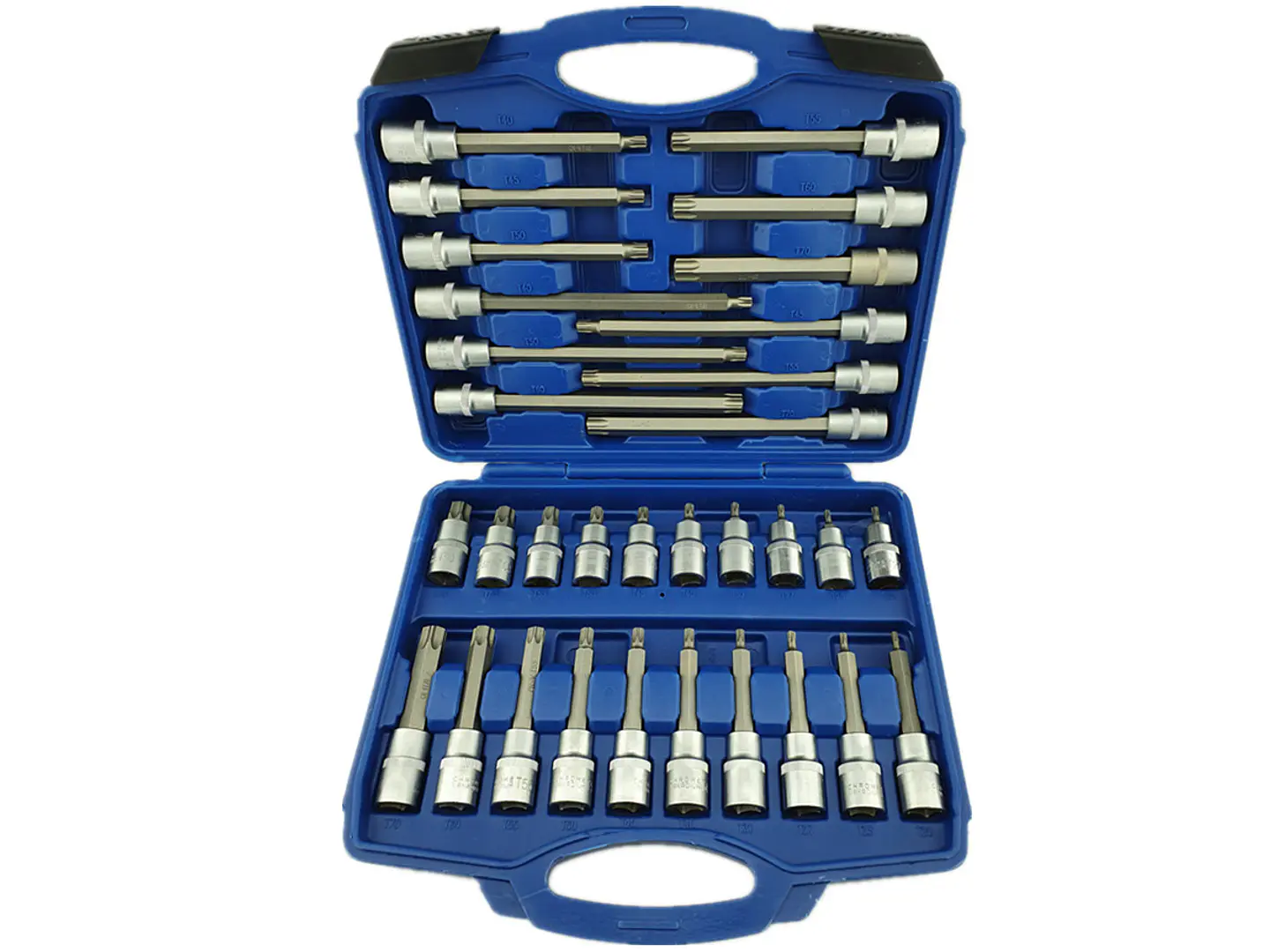 Juego De Dados Torx Estrella Macho Cortos Y Largos 32 Piezas 1