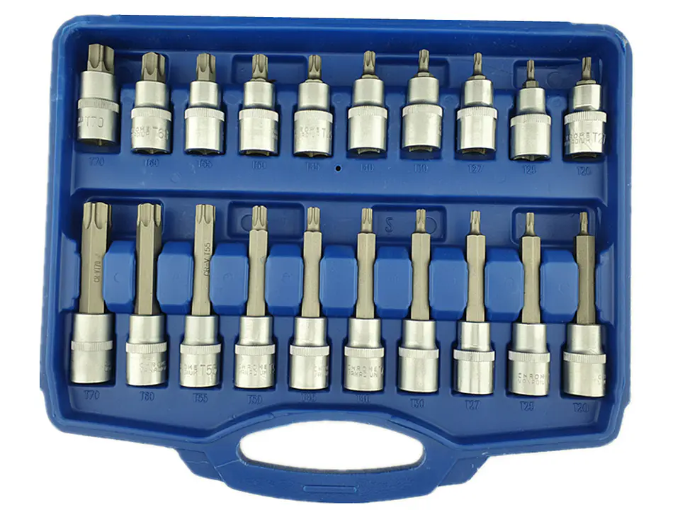 Juego De Dados Torx Estrella Macho Cortos Y Largos 32 Piezas 2