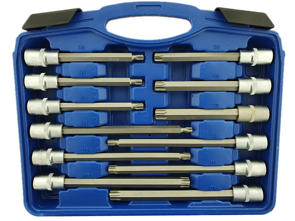 Juego De Dados Torx Estrella Macho Cortos Y Largos 32 Piezas 3