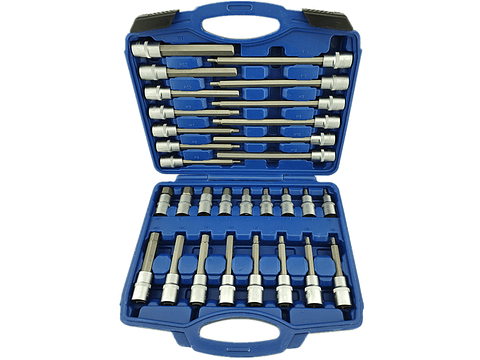 Juego De Dados Allen Hexagonal Macho Corto Y Largo 30 Piezas