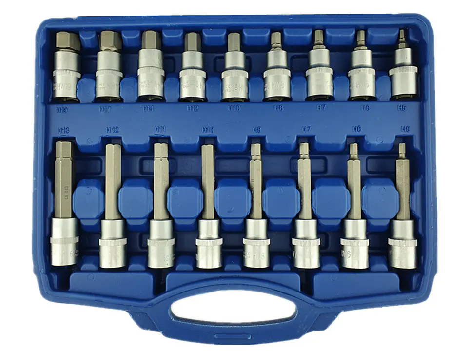 Juego De Dados Allen Hexagonal Macho Corto Y Largo 30 Piezas 2