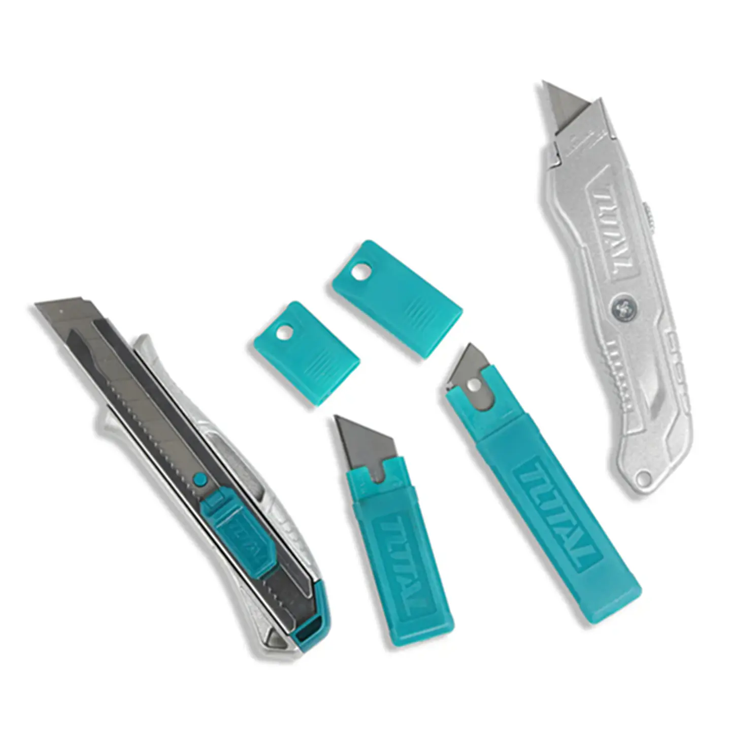 Set Jgo Corta Carton Cuchillo Cartonero Cutter 22 Pcs Total 1