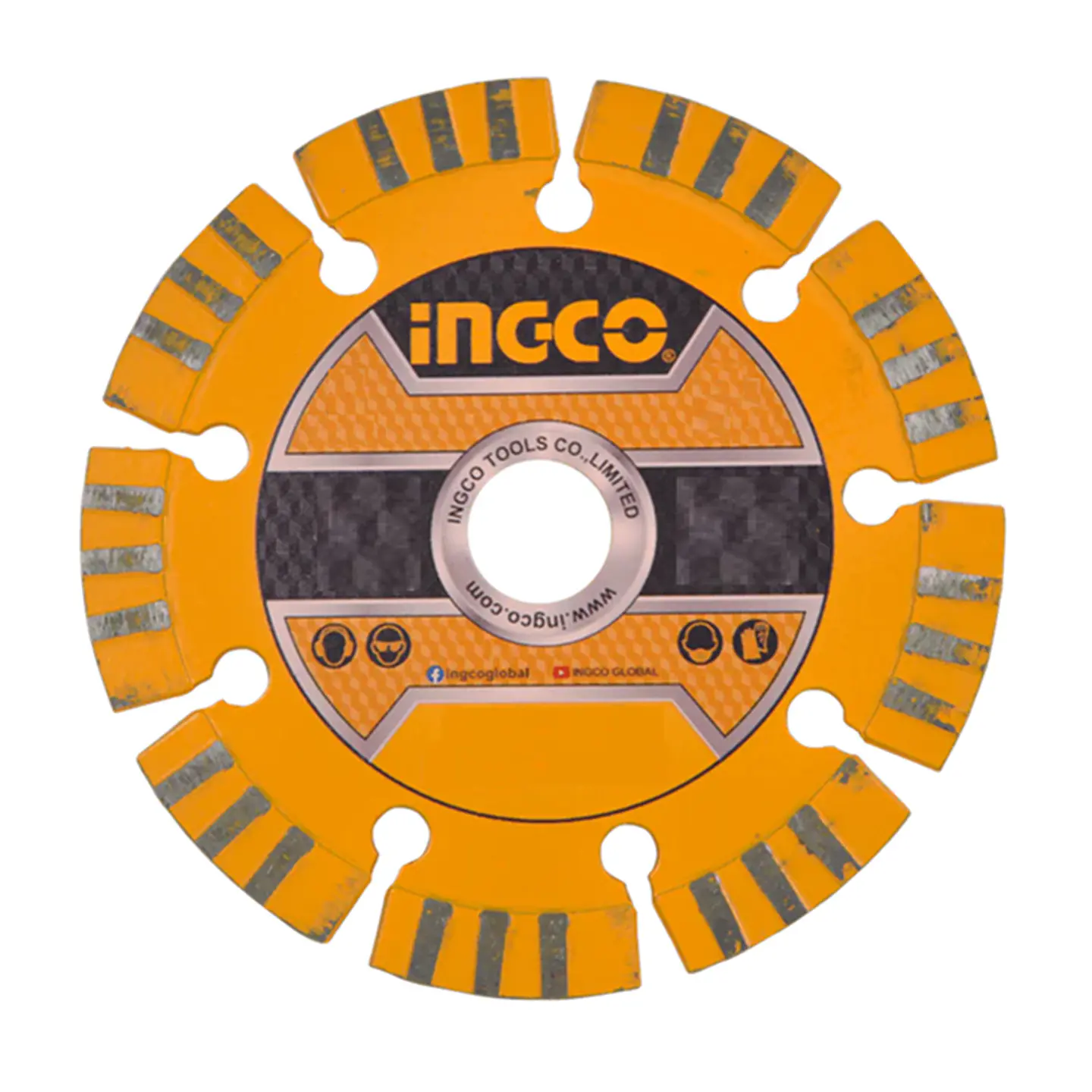 Disco Diamantado Segmentado 5 130mm Ingco Dmd011301 1