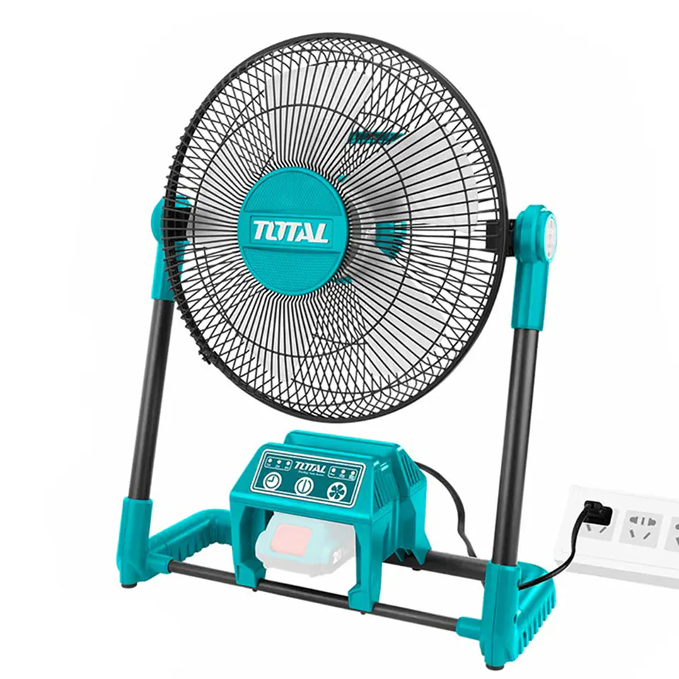 Ventilador Inalambrico Y Electrico 20v Total Tfali2001 1