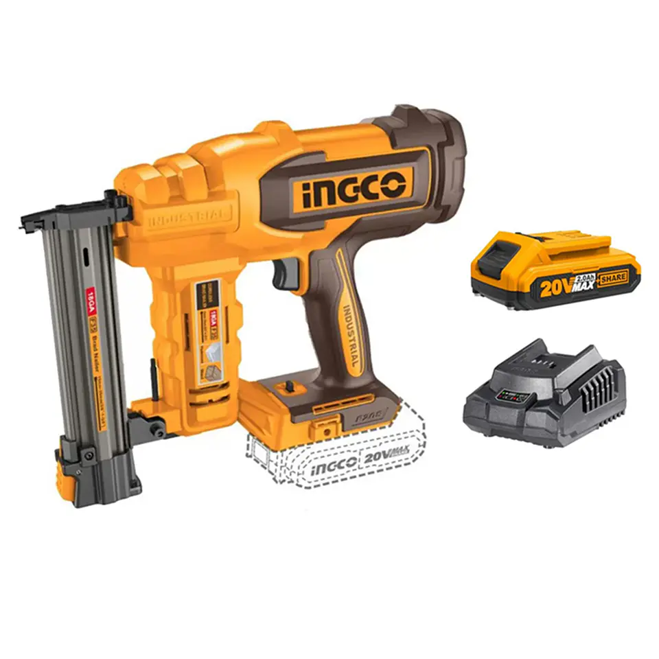 Pistola Clavadora 15-35mm 20v Bat+ Carg Ingco Cbnli2005 1