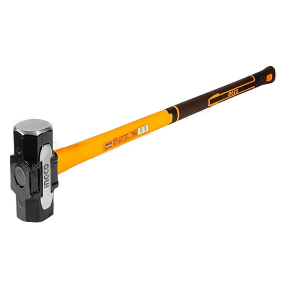 Combo Martillo Mazo Mango Fibra De Vidrio 12lbs Hsm81598 1