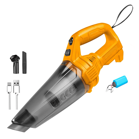 Aspiradora Inalambrica 12v Bat+ Carg 0.5l Ingco Cvli2026