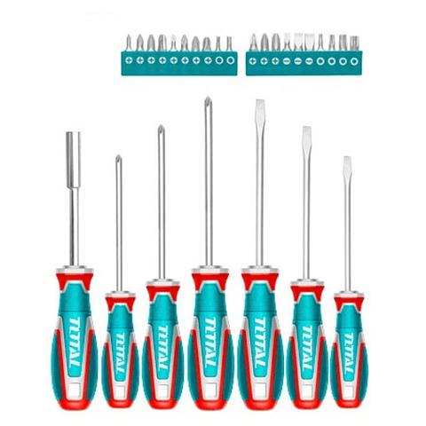 Kit Set Juego Desatornilladores 27 Piezas Total Tksds2726