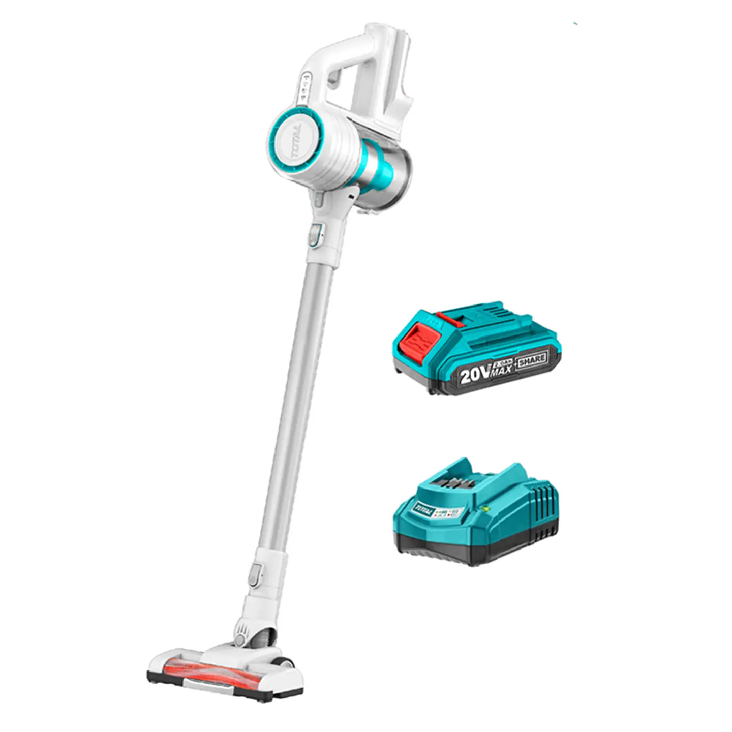 Aspiradora Inalámbrica 20v Bat+ Carg Total Tvli20061 1