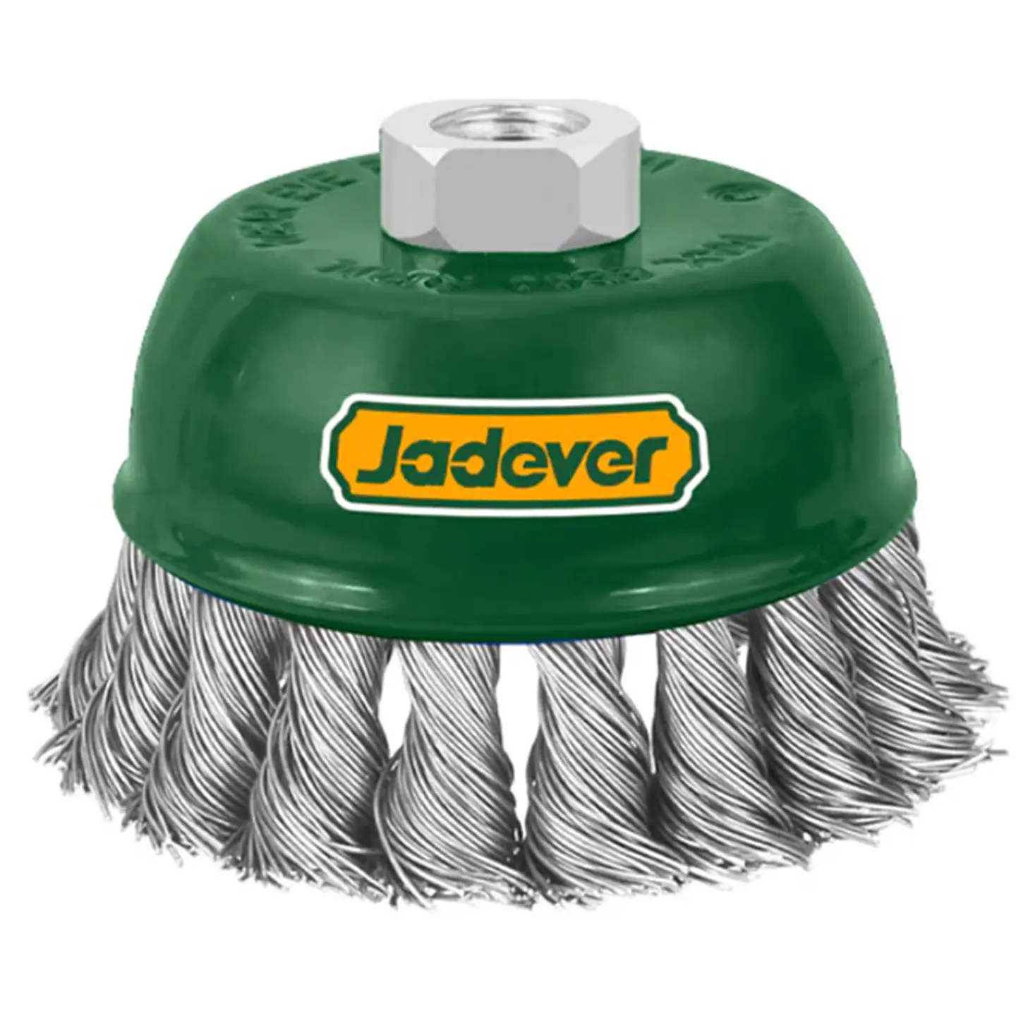 Escobilla De Copa Trenzada Torcida 100mm Esmeril Jadever 1