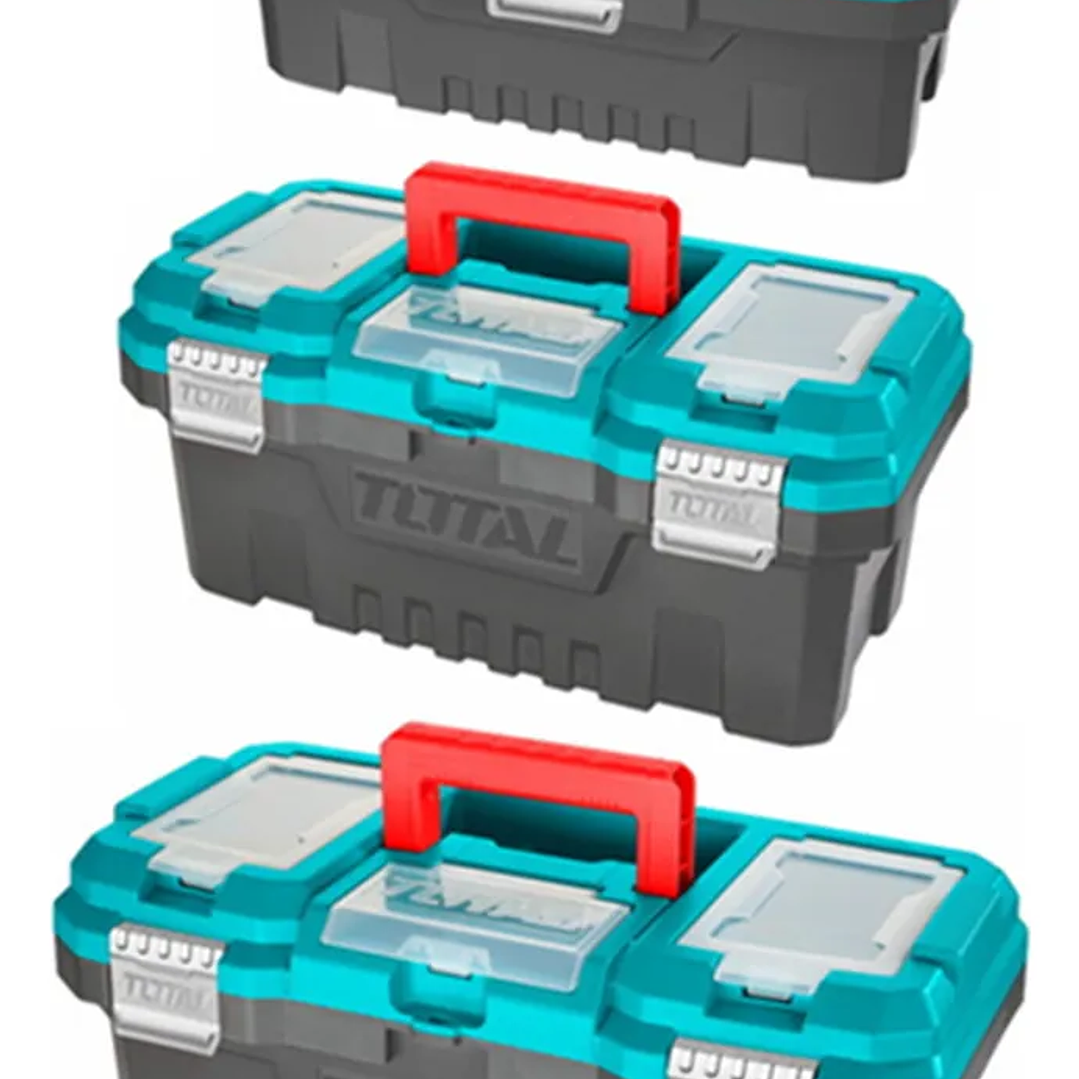 Kit Caja De Herramientas Plastica 3 Piezas Total Tpbxk0032 1