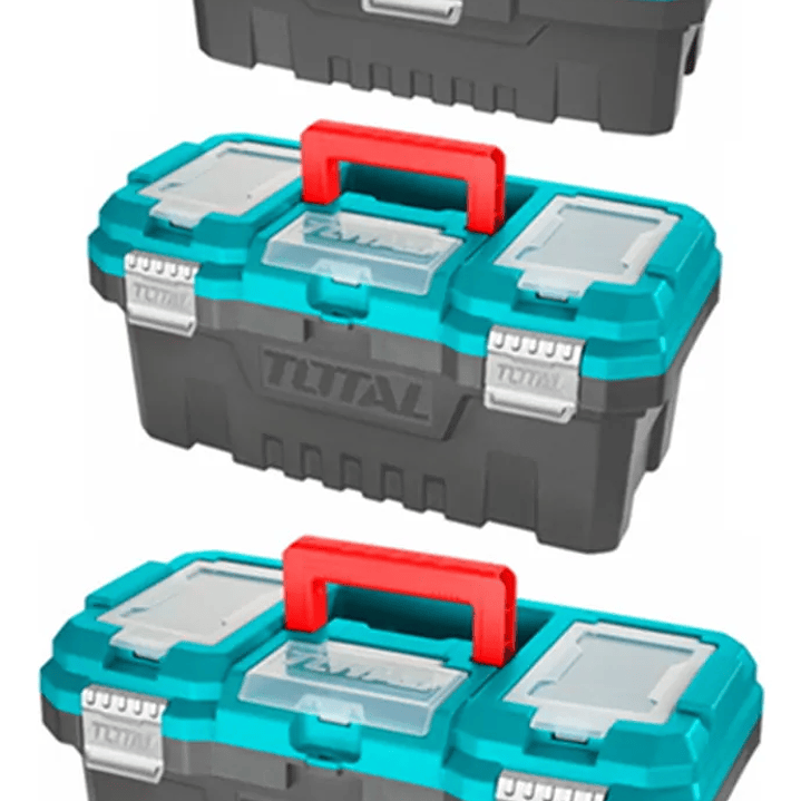 Kit Caja De Herramientas Plastica 3 Piezas Total Tpbxk0032 1