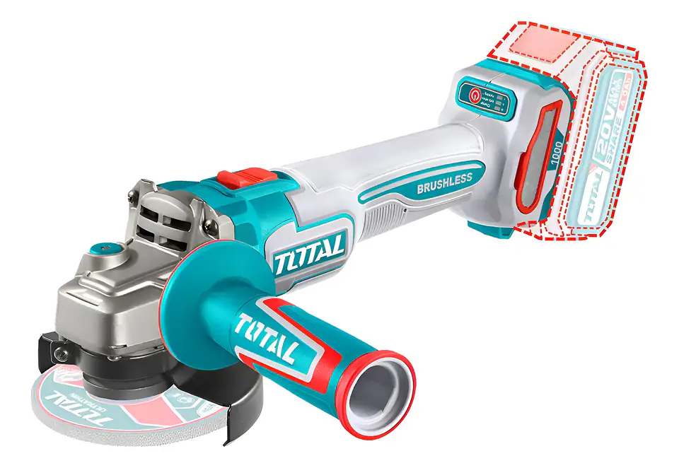 Esmeril Angular 20v 115mm 1000w Total Tagli27153 1