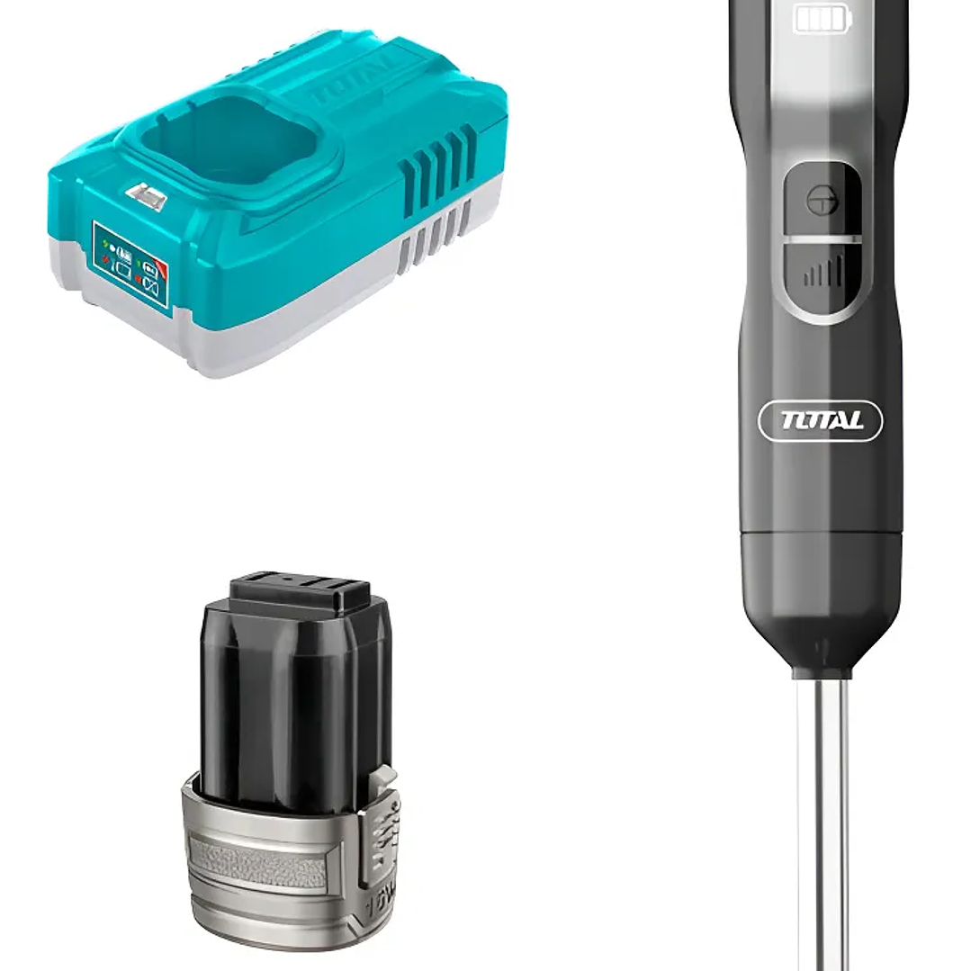 Batidora De Inmersion Inalambrica + Bateria + Cargador 16v Total Tjb048k 1