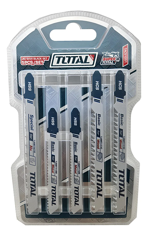 Set Hojas Sierra Caladora Multi 5pzas Total Tac51051