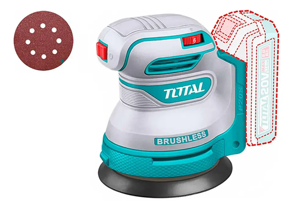 Lijadora Orbital 20v 125mm Total Trosli2002 1