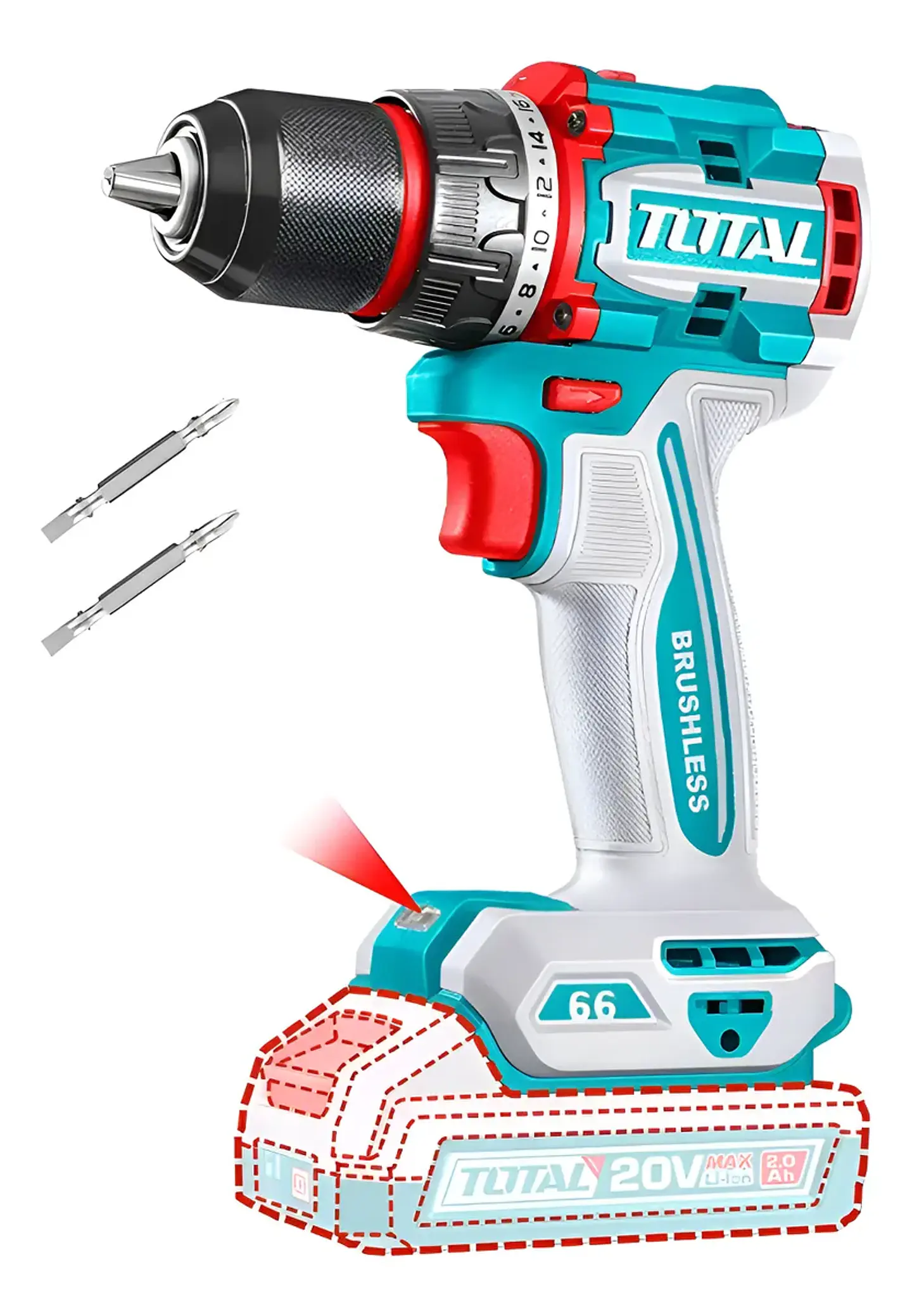 Taladro Inalambrico 20v 1/2