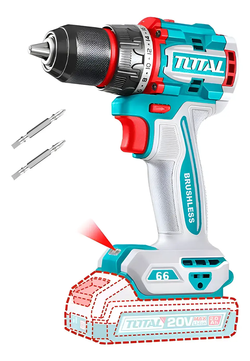 Taladro Inalambrico 20v 1/2