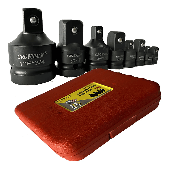 Juegos De Dados Reductores Adaptador 8 Piezas Crownman 1