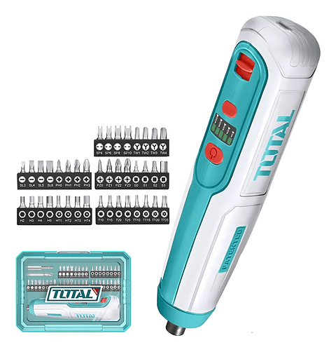 Destornillador Atornillador Tipo Lapiz 4v + 42pcs Total