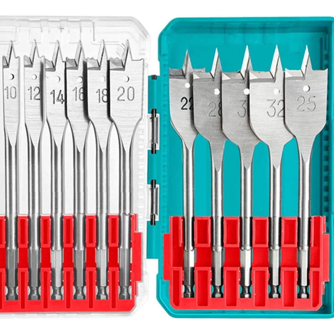Set Brocas Mechas Paleta Plana 12 Piezas Total Tacsdl1206 1