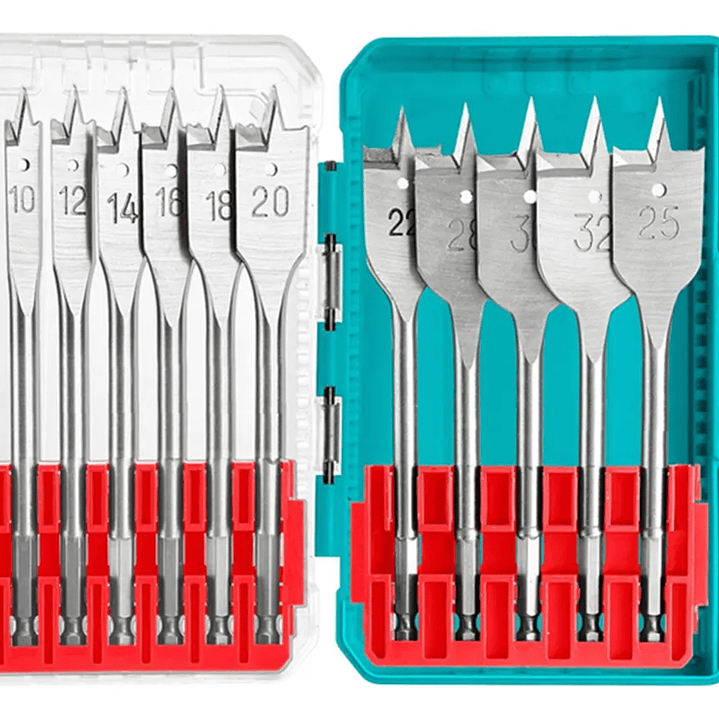 Set Brocas Mechas Paleta Plana 12 Piezas Total Tacsdl1206 1