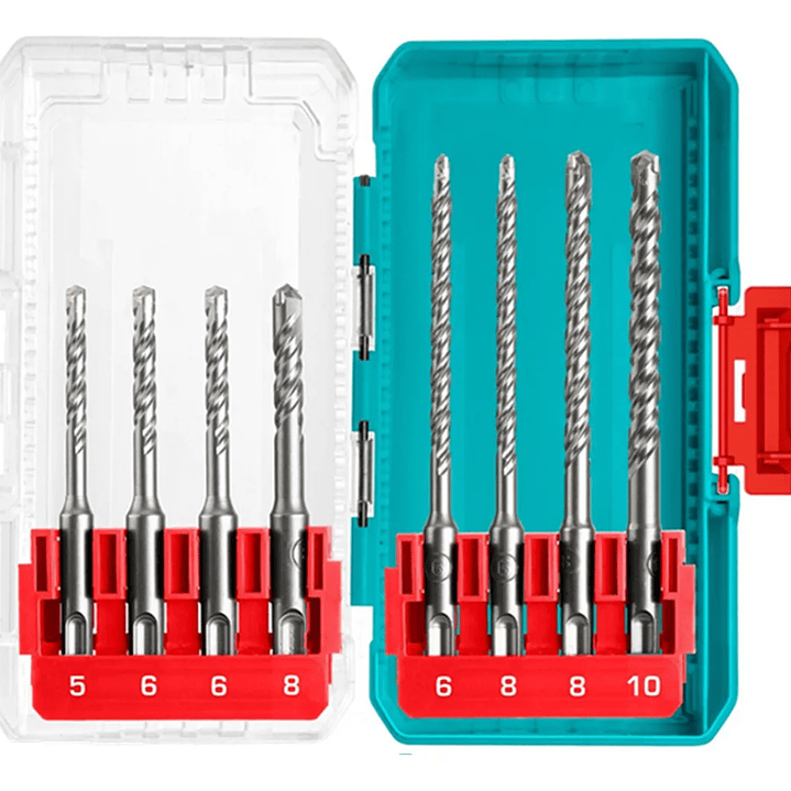 Kit Juego De Brocas Sds-plus 8 Piezas Total Tacsdl11806 1