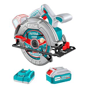 Sierra Circular Inalámbrica 20v Bat + Carg Total Tsli18513 Color Turquesa Frecuencia n/a