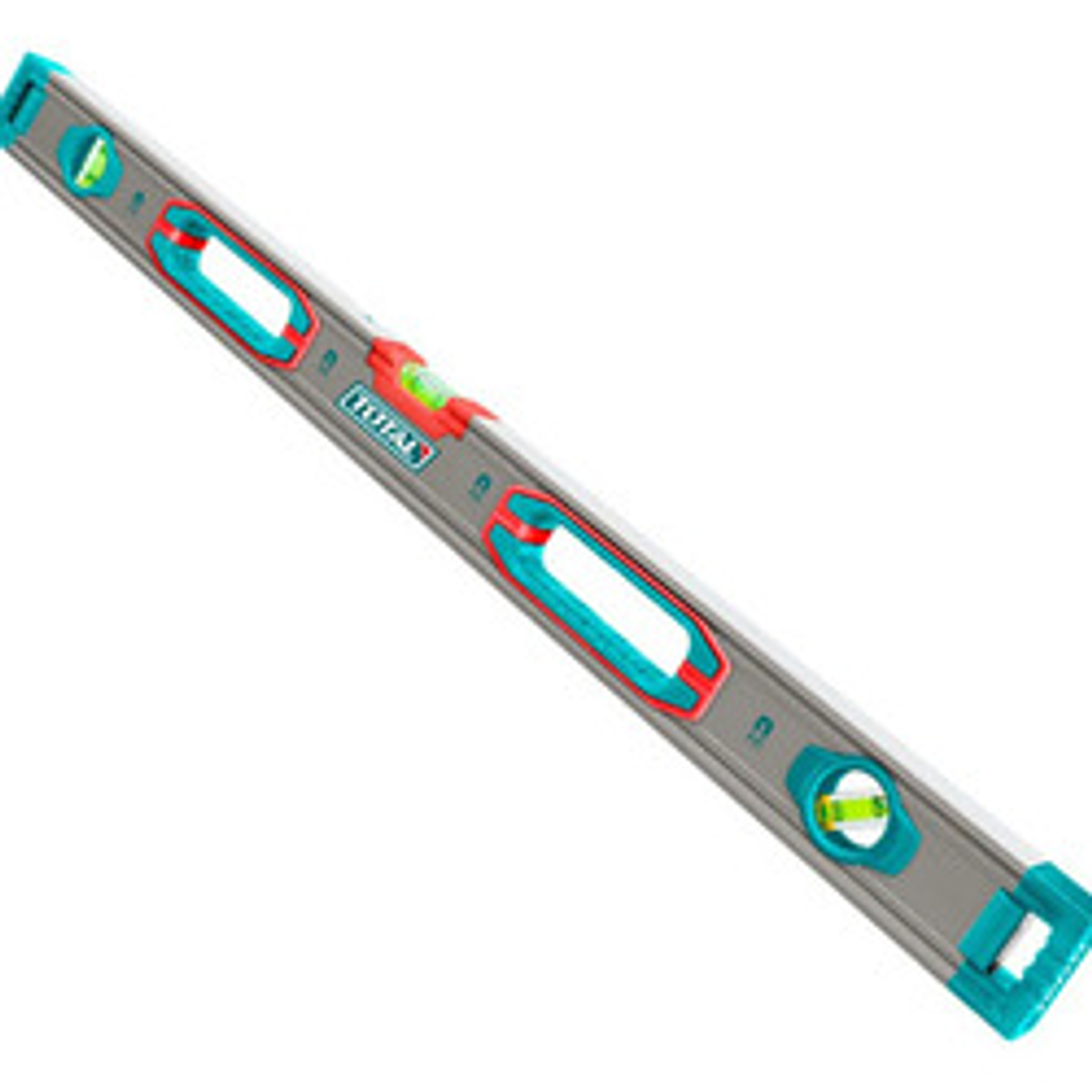 Nivel Aluminio Con Iman 3 Burbujas 100cm Total Tmt210028m 1