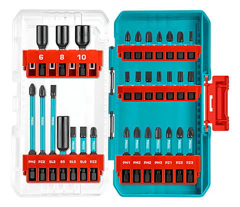Set Puntas De Impacto 31 Piezas Total Tacsdl11306