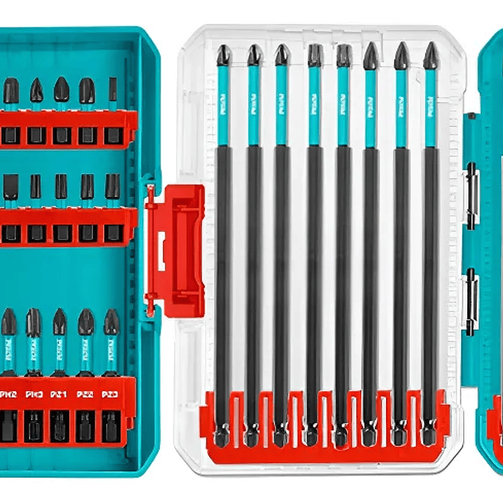 Juego De Puntas Destornillador Y Tuercas 44 Piezas Total Tacsdl24408 1